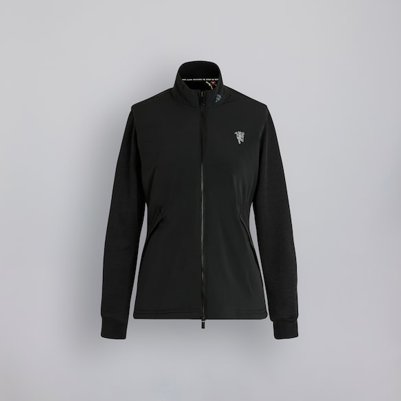 Manchester United x adidas Womens Golf Ultimate365 Tour Frostguard Jacket Black Schwarz