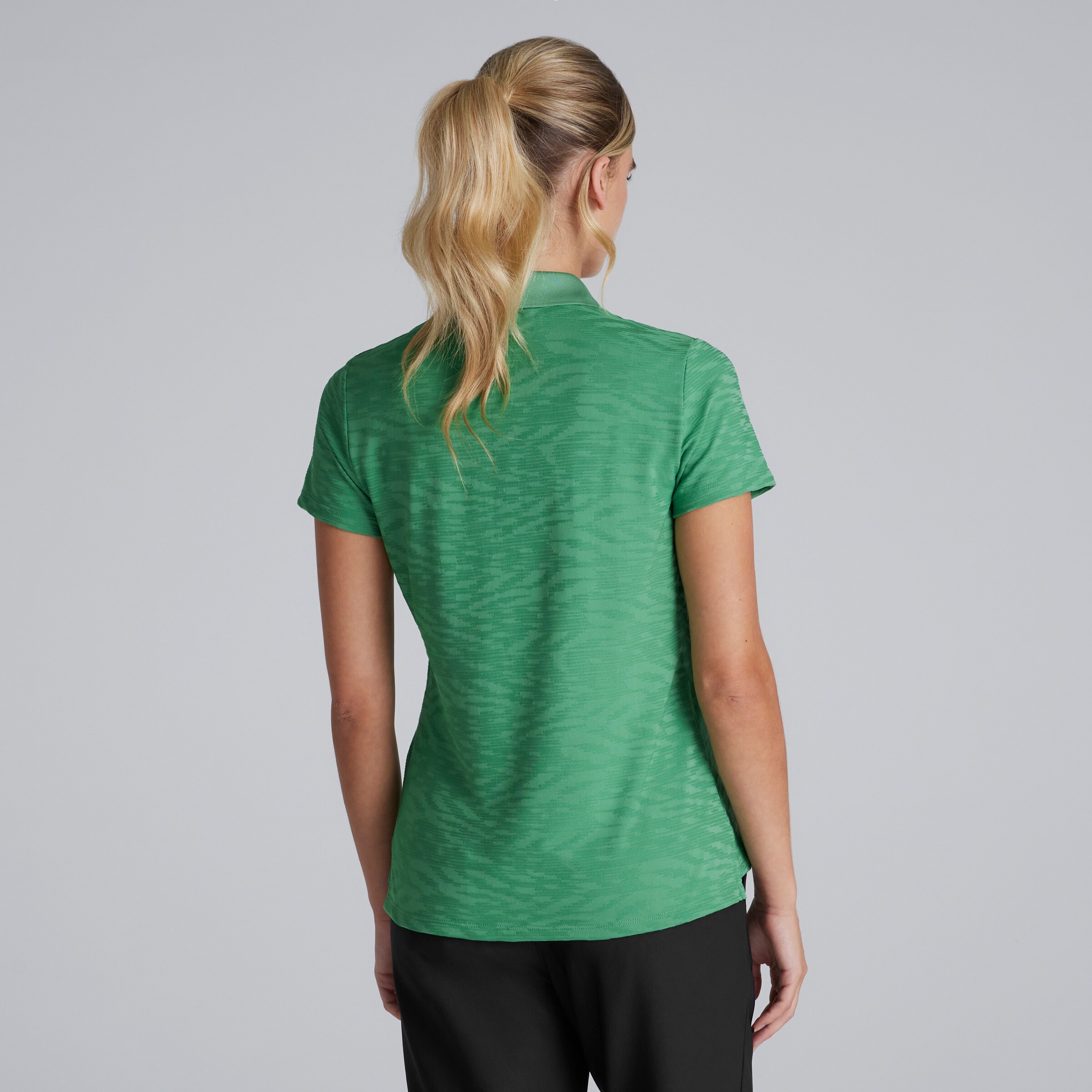 Buy Manchester United x adidas Womens Golf Ultimate365 Jacquard Polo Shirt  Green | Manchester United Store
