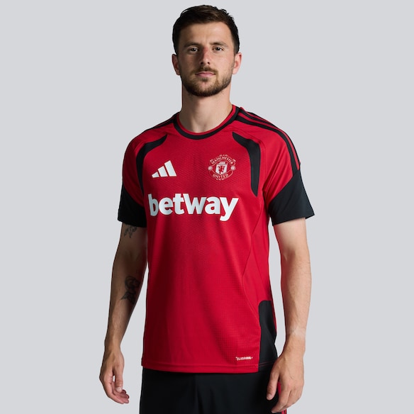 Manchester United 26/27 Training Tiro Authentic Jersey Red (Sponsored) Red