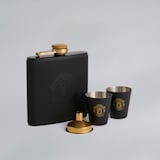 Manchester United Hipflask Gift Box Black