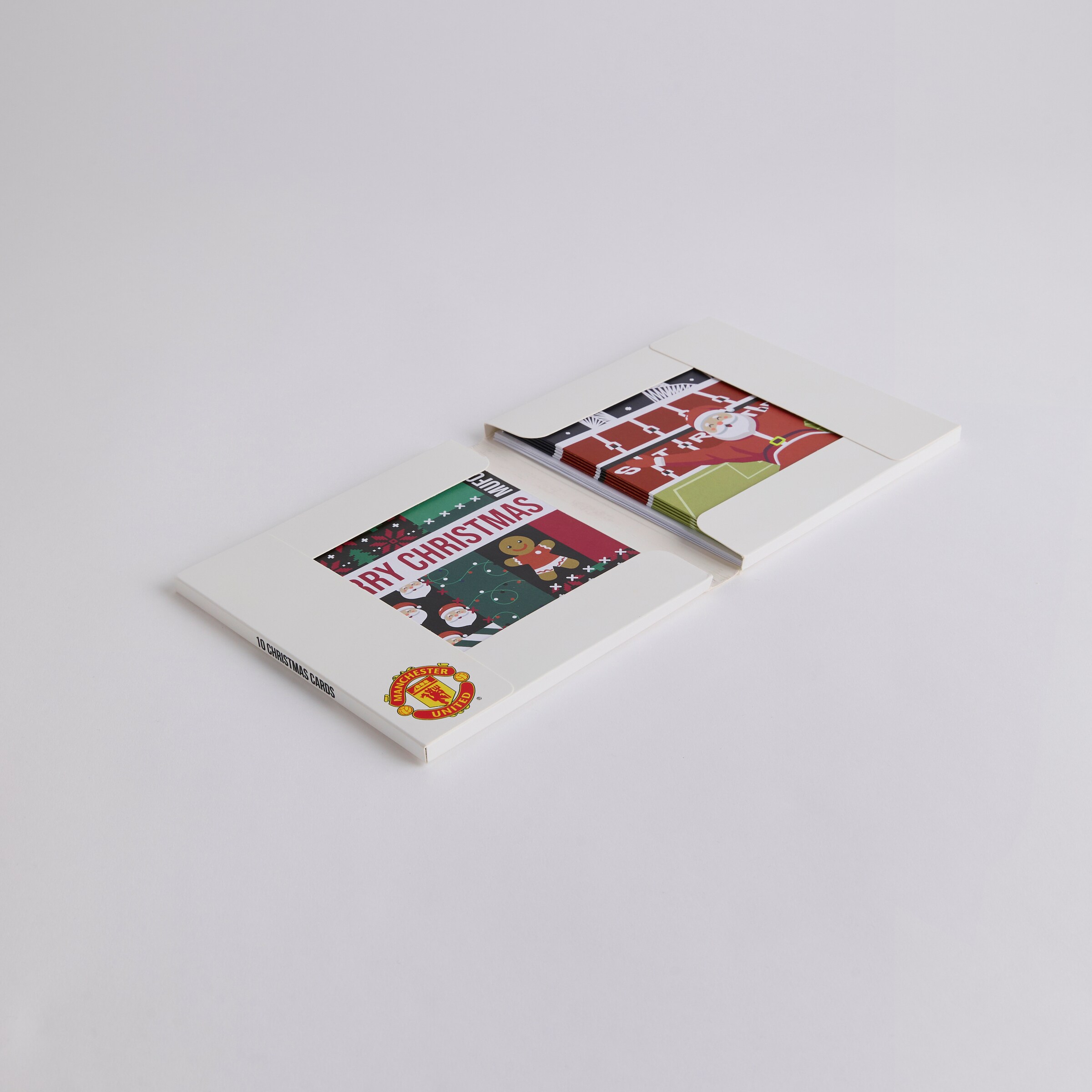 Manchester United Pack of 10 Christmas Cards Multi Multi Detail [4-4]