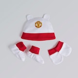 Manchester United Baby Hat, Mittens & Socks Gift Set Multi