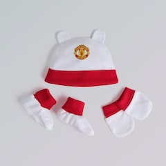 Manchester United Baby Hat, Mittens & Socks Gift Set Multi