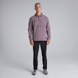 Manchester United x adidas Mens Golf Ultimate365 Tour WIND.RDY 1/4 Zip Sweatshirt Purple