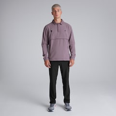Manchester United x adidas Mens Golf Ultimate365 Tour WIND.RDY 1/4 Zip Sweatshirt Purple