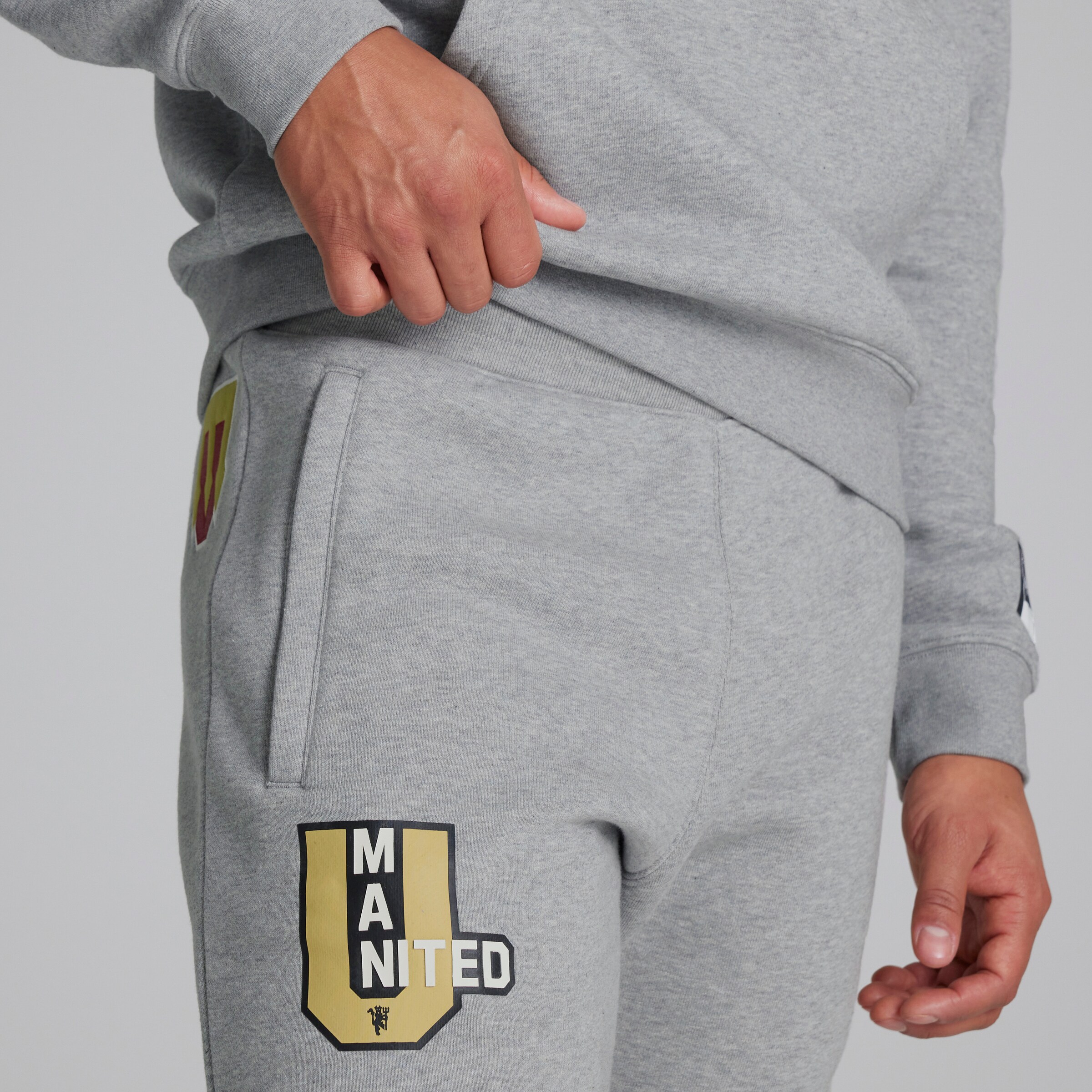 Manchester United VRCT Pants Grey Grey Detail [6-8]