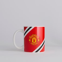 Manchester United Core Stripe Mug Red