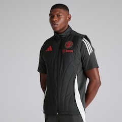 Manchester United European Training Tiro 24 Winterised Gilet Dark Grey