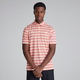 Manchester United x adidas Golf Striped Polo Shirt Red