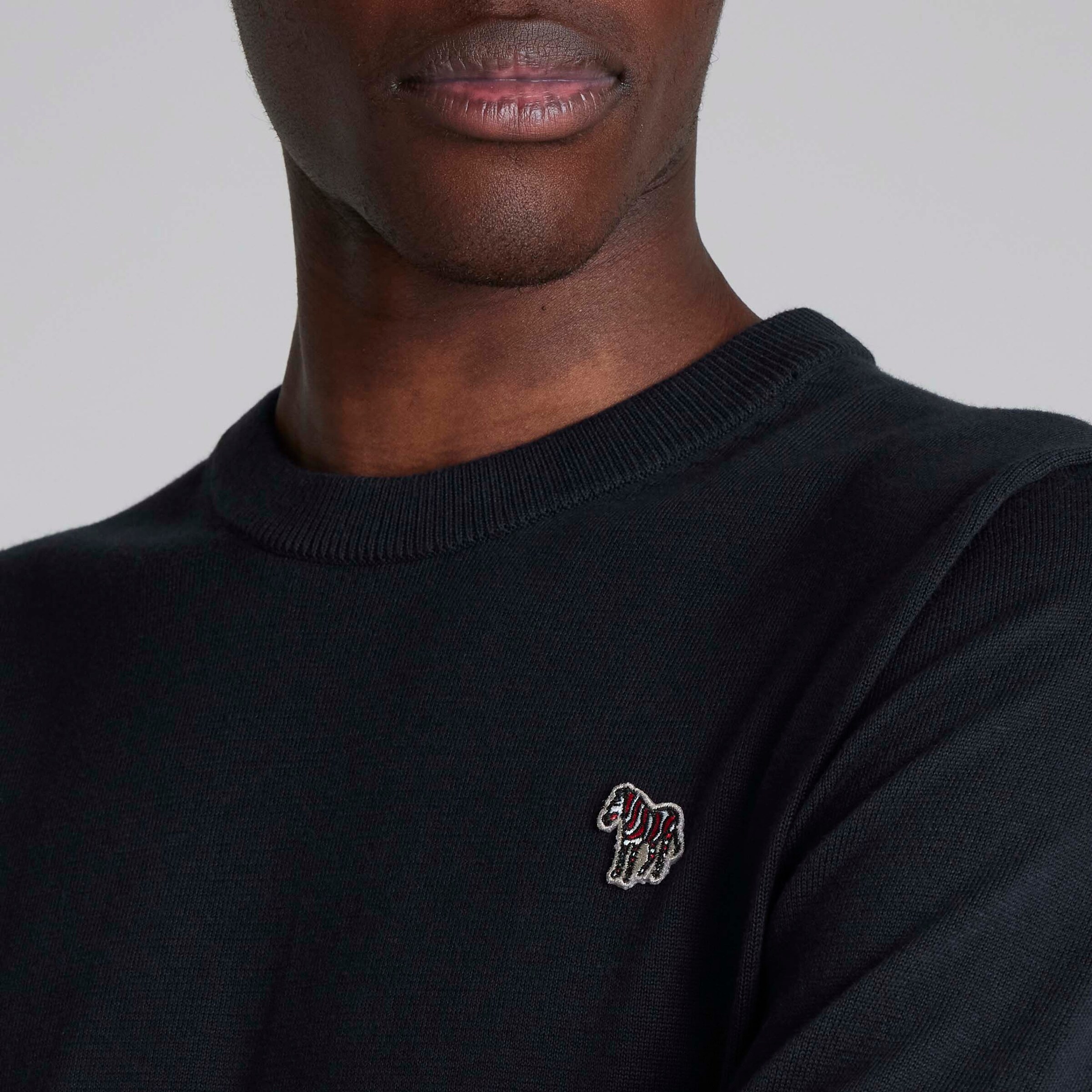 Manchester United x Paul Smith Mens Knitted Jumper Navy Navy blue Detail [4-7]