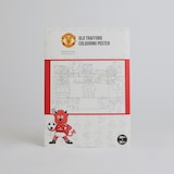 Manchester United Fred the Red Old Trafford Colouring Poster White