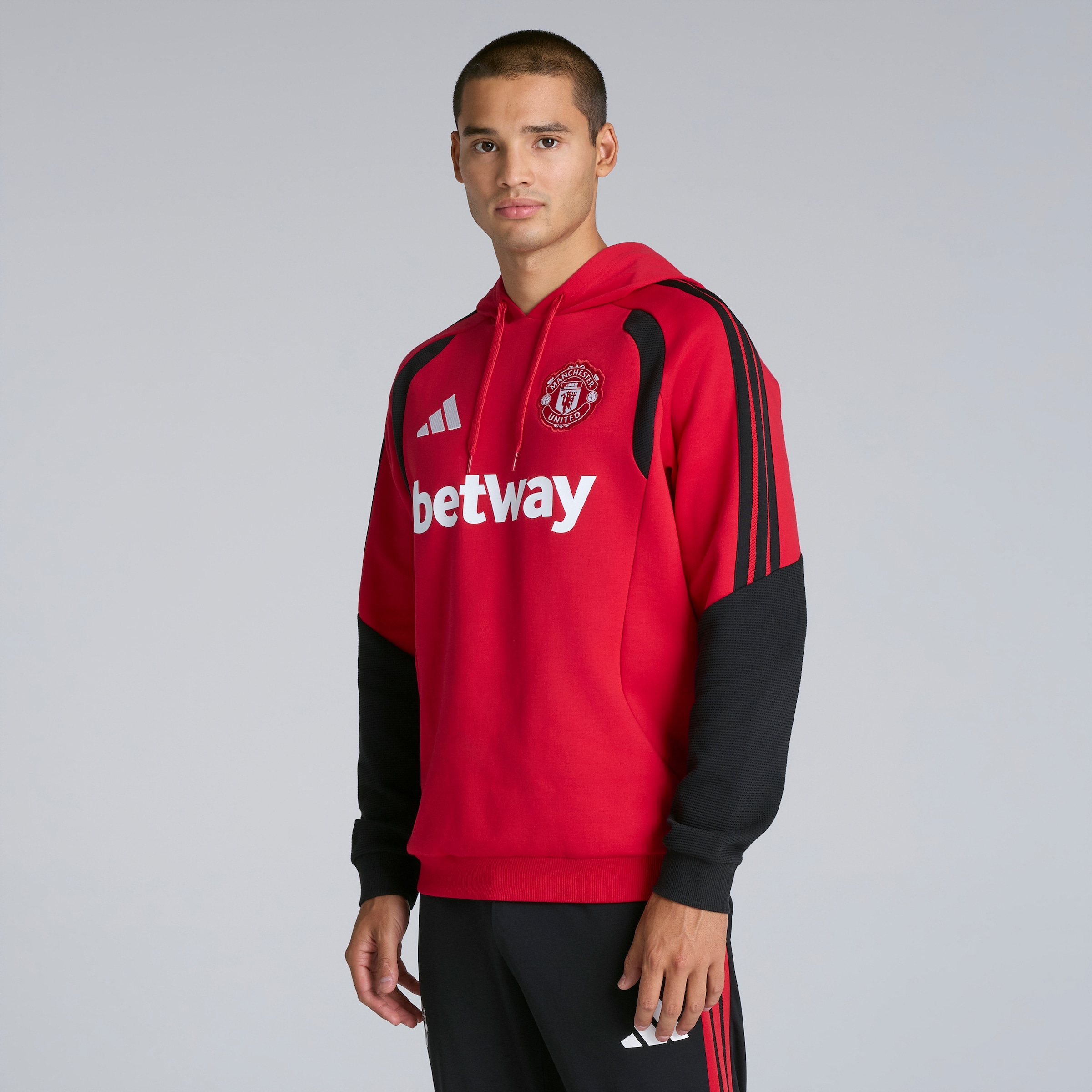 Manchester United 26/27 Training Tiro Hoodie Red (Sponsored) Rot