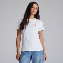 Manchester United Womens Devil Essentials T-Shirt White