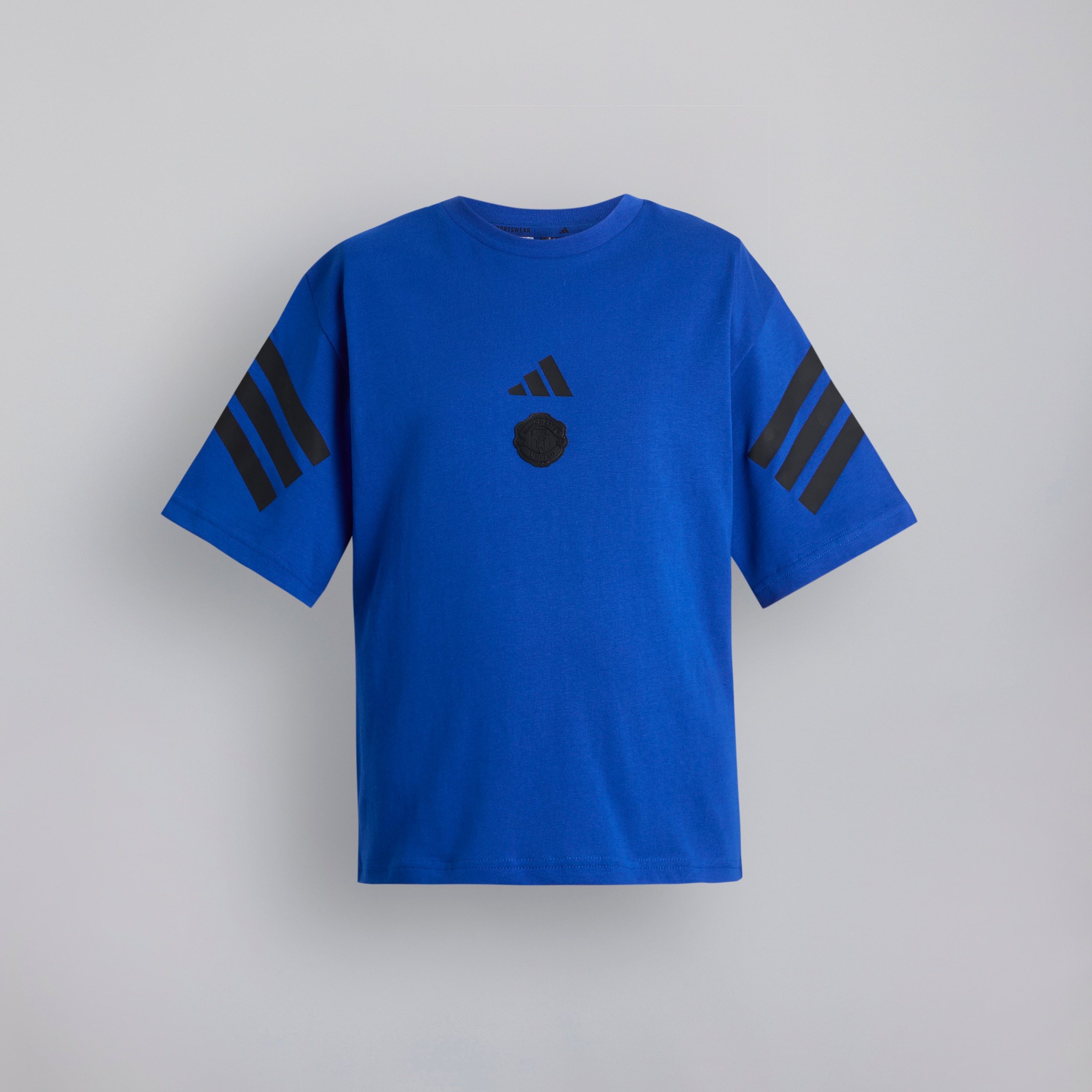 Manchester United adidas シャツ 青 adidas Manchester United UBP Short Sleeve T-shirt Blue
