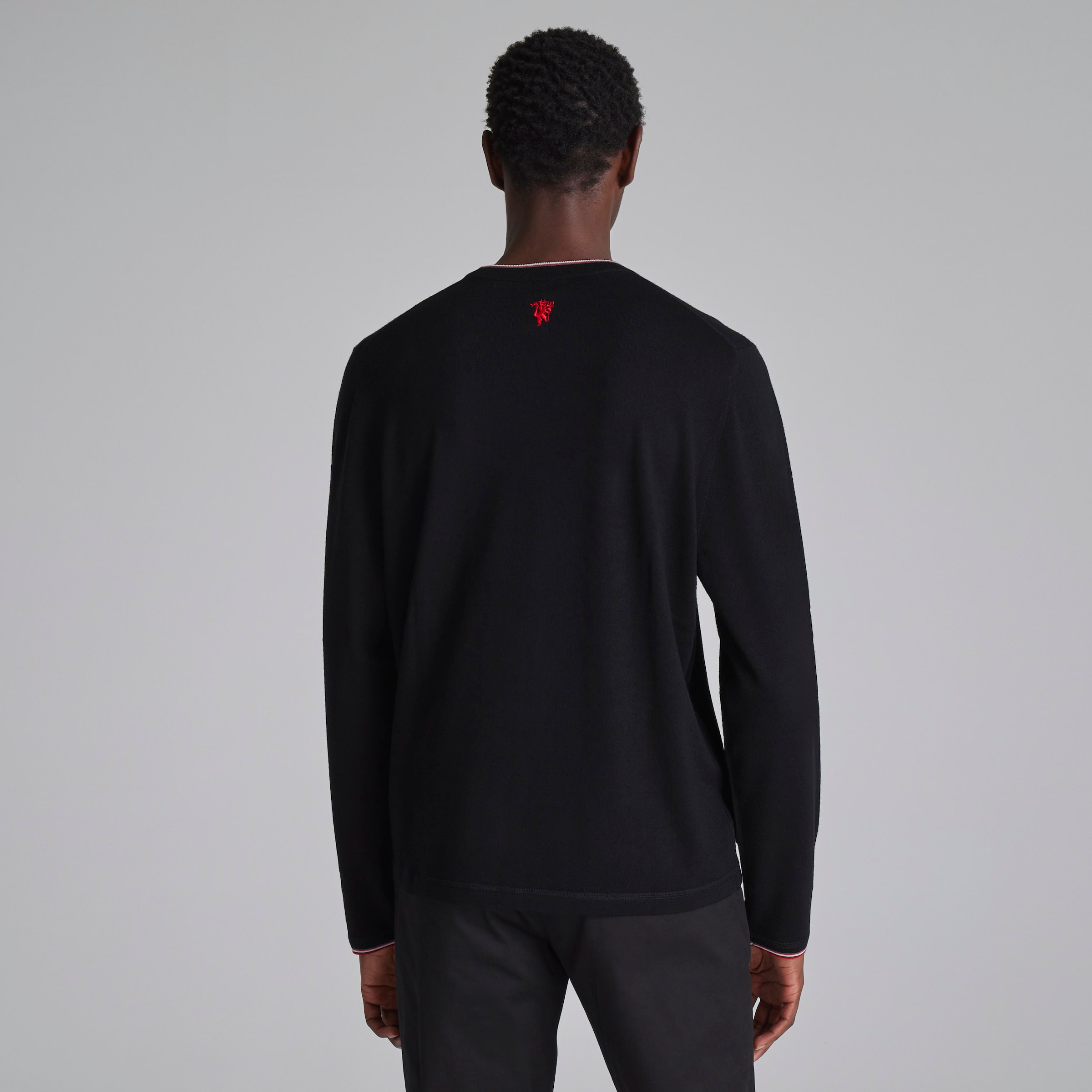 Paul Smith x Manchester United Pull en tricot Noir Noir Détail [2-7]