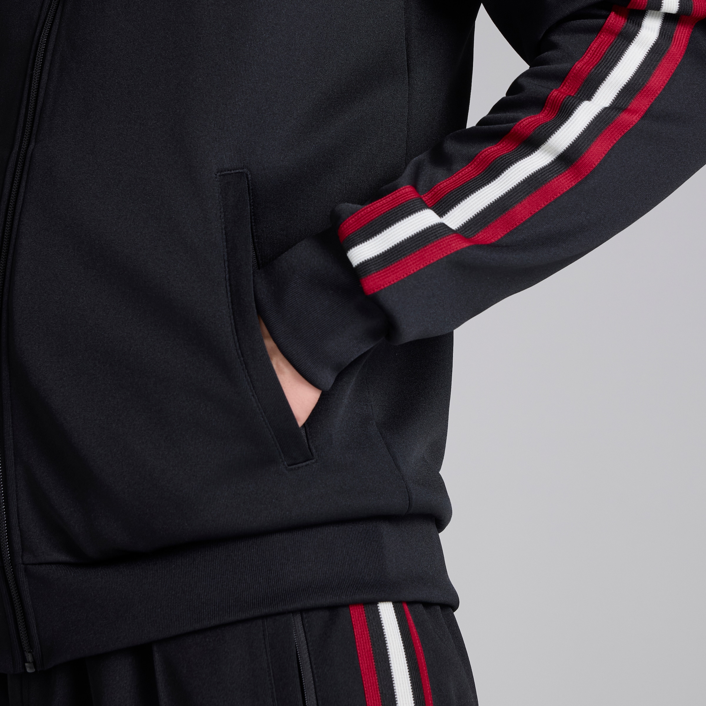 Manchester United x adidas Originals Track Top Black Detail [3-5]