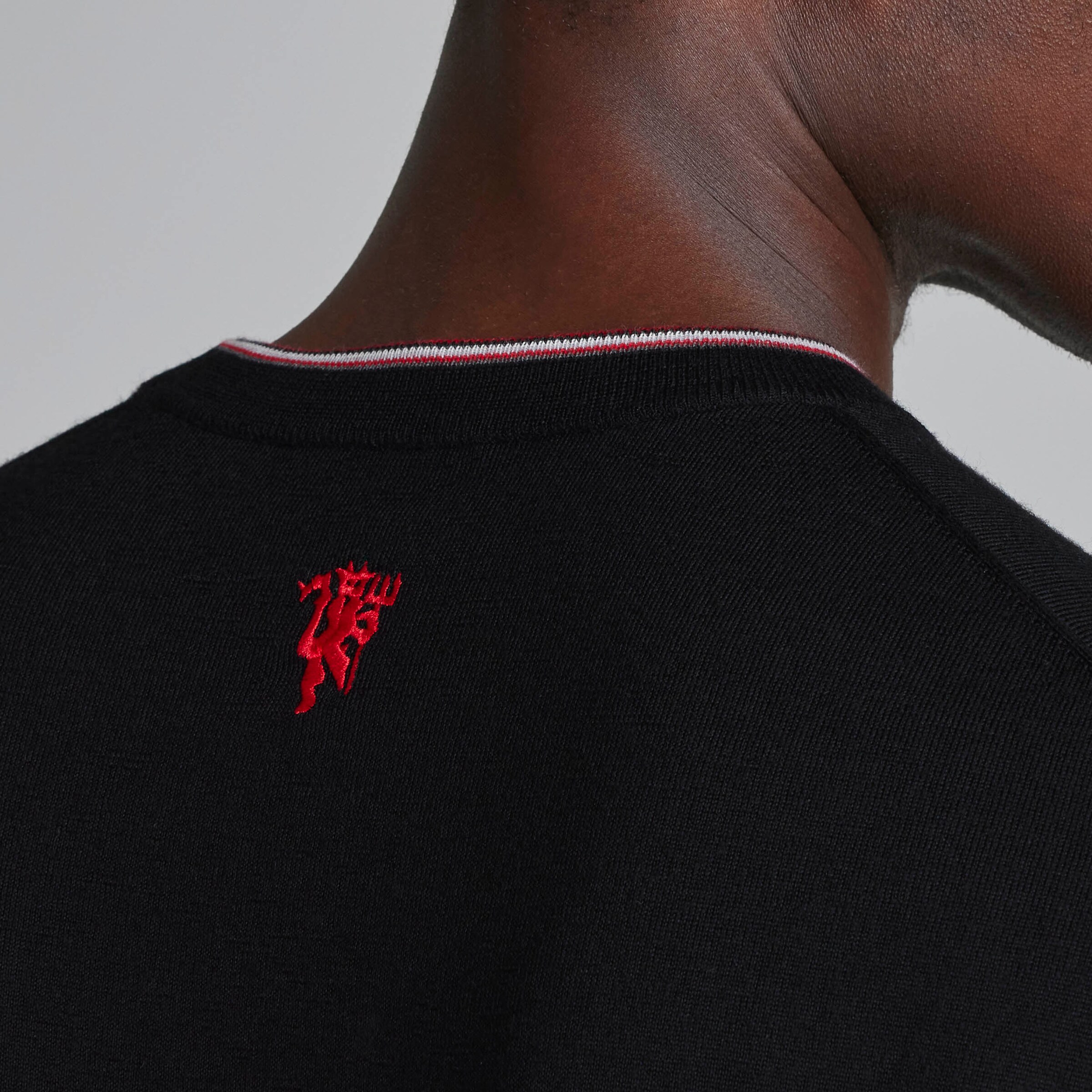 Paul Smith x Manchester United Pull en tricot Noir Noir Détail [5-7]