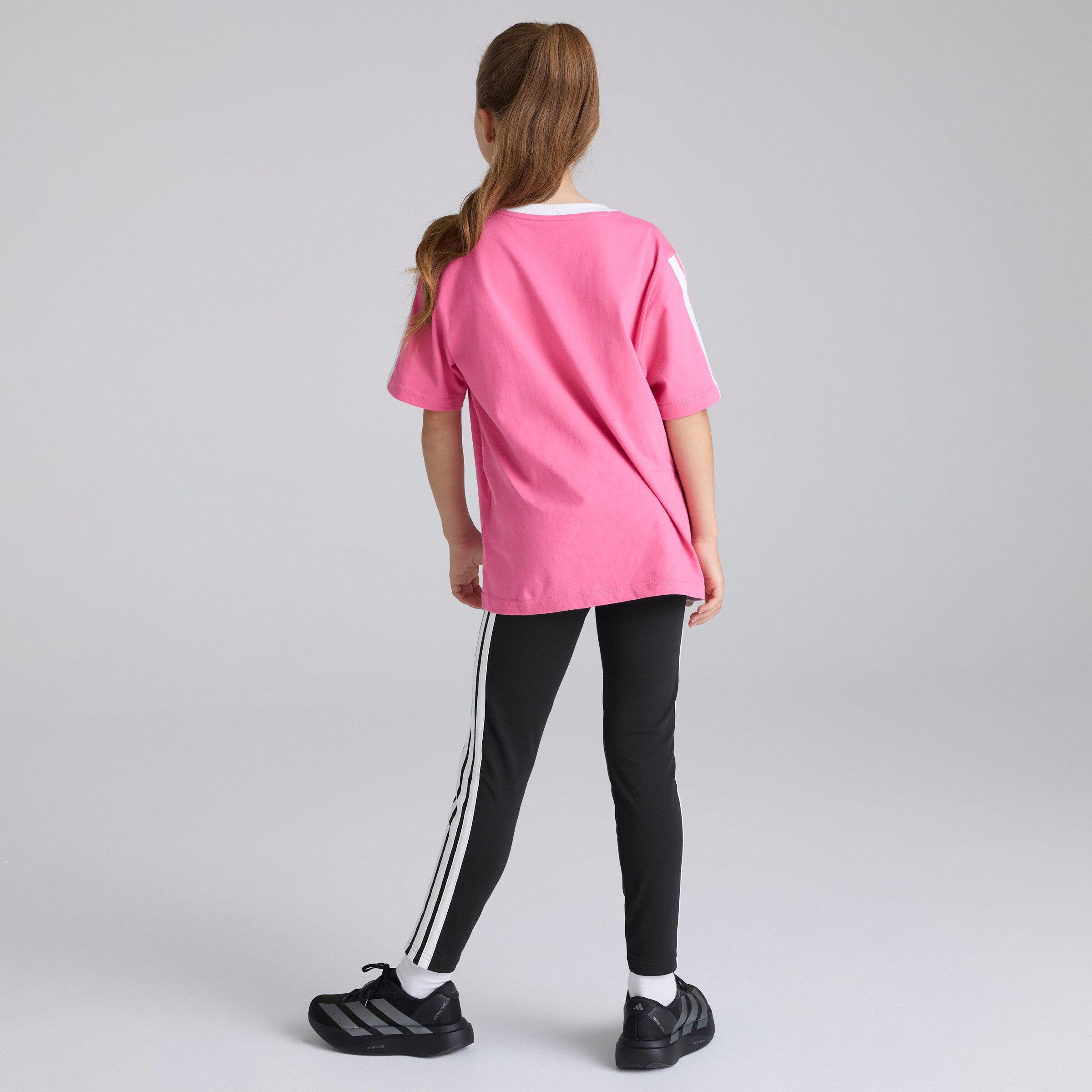 Manchester United x adidas Kids Essentials 3-Stripes Leggings Black Noir Détail [2-5]