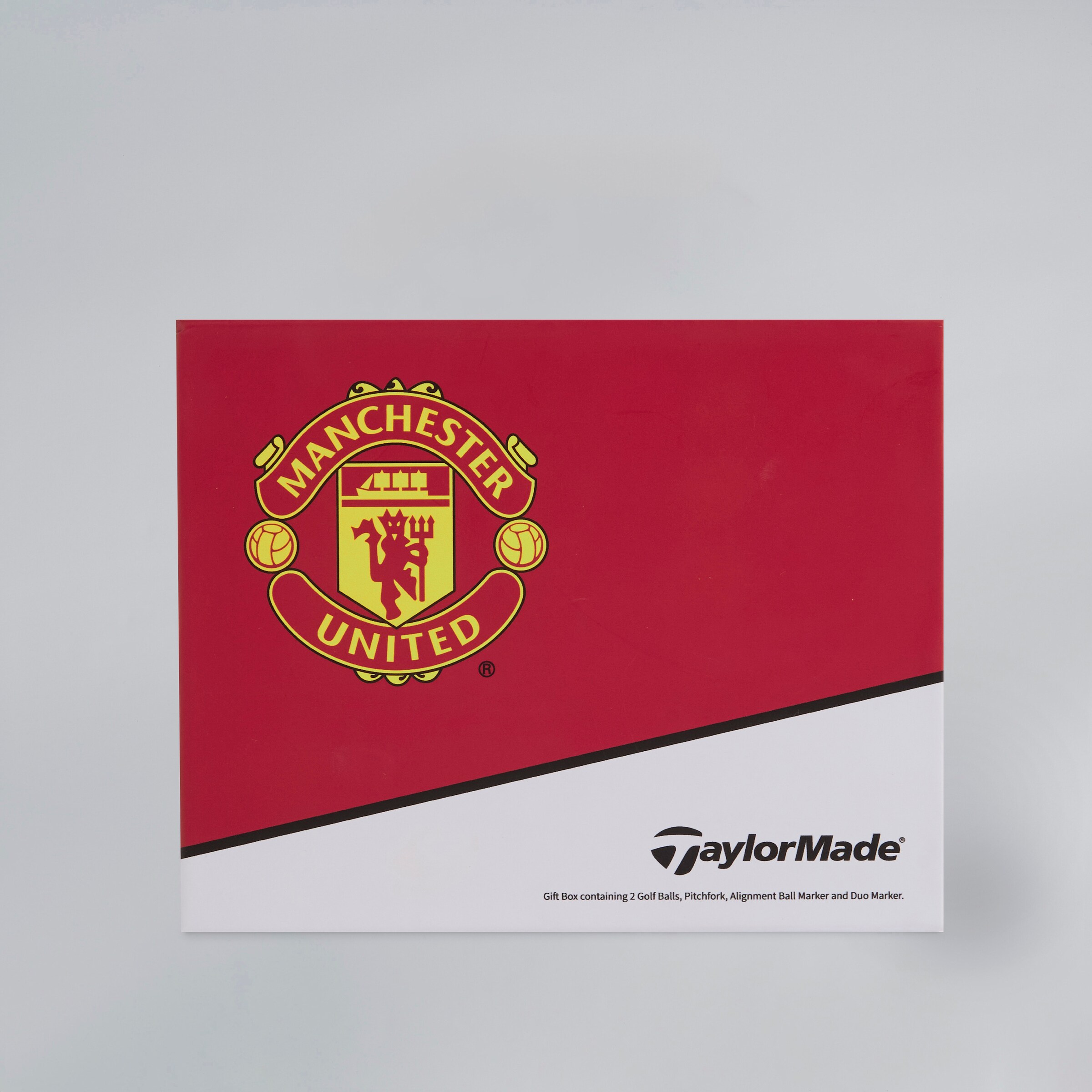 Manchester United X TaylorMade Golf Gift Box Set with 2 Balls Red Rouge Détail [2-5]