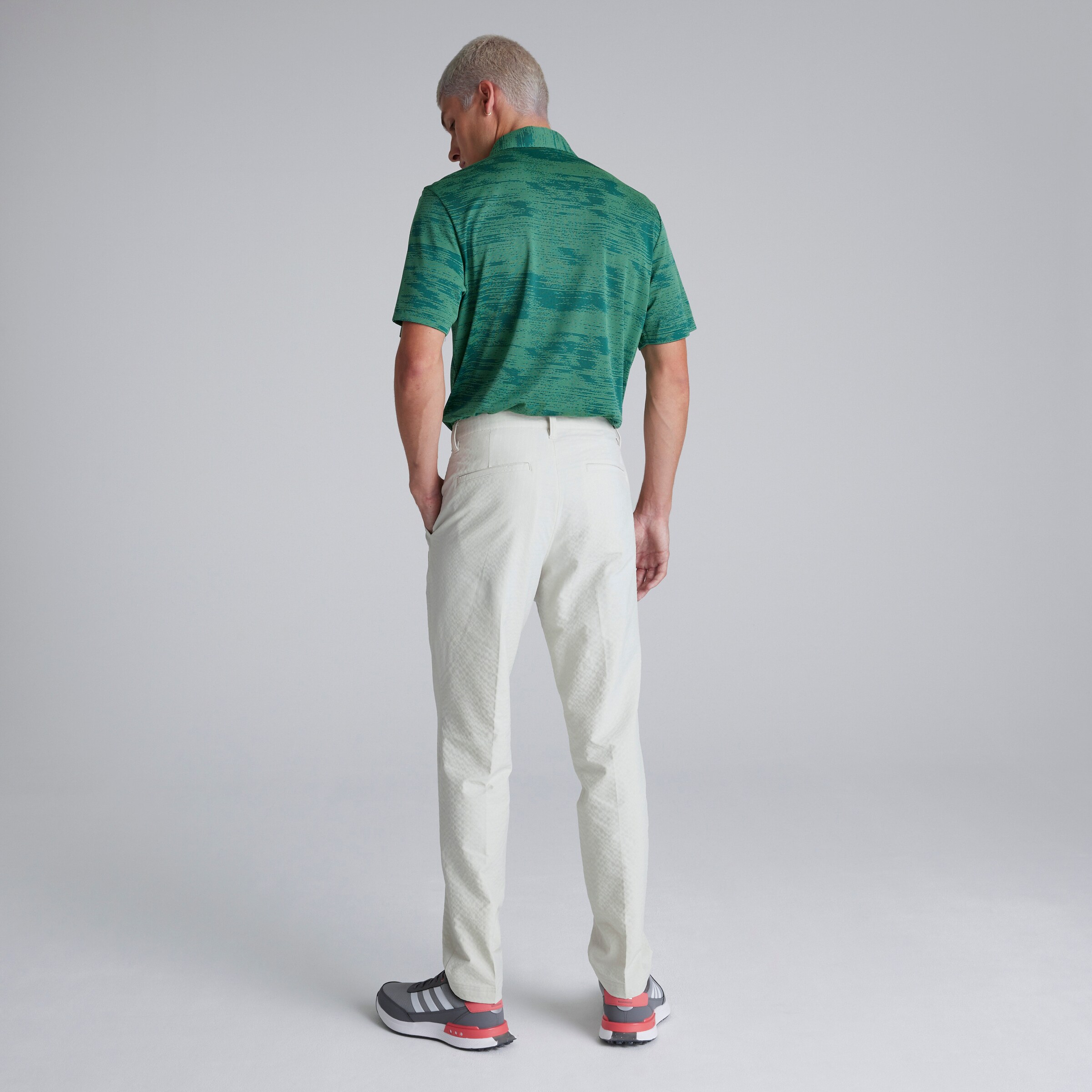 Manchester United x adidas Mens Golf Ultimate365 Fall Weight Trousers Beige Beige Detail [2-7]