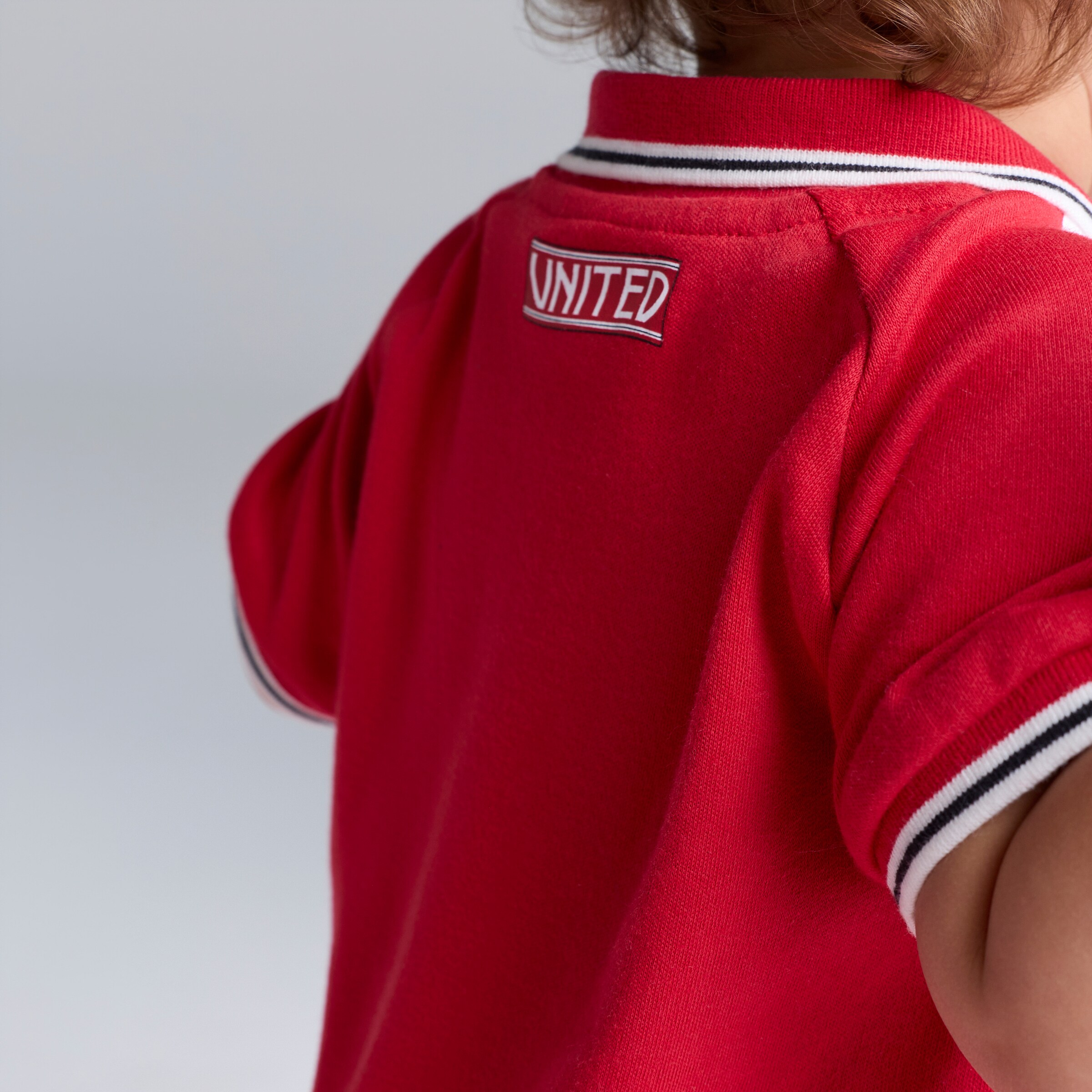 Manchester United Baby 26/27 Home Romper & Bucket Hat Red 红色 细节 [5-5]