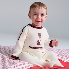 Manchester United Baby 26/27 Third Sleepsuit Off-White