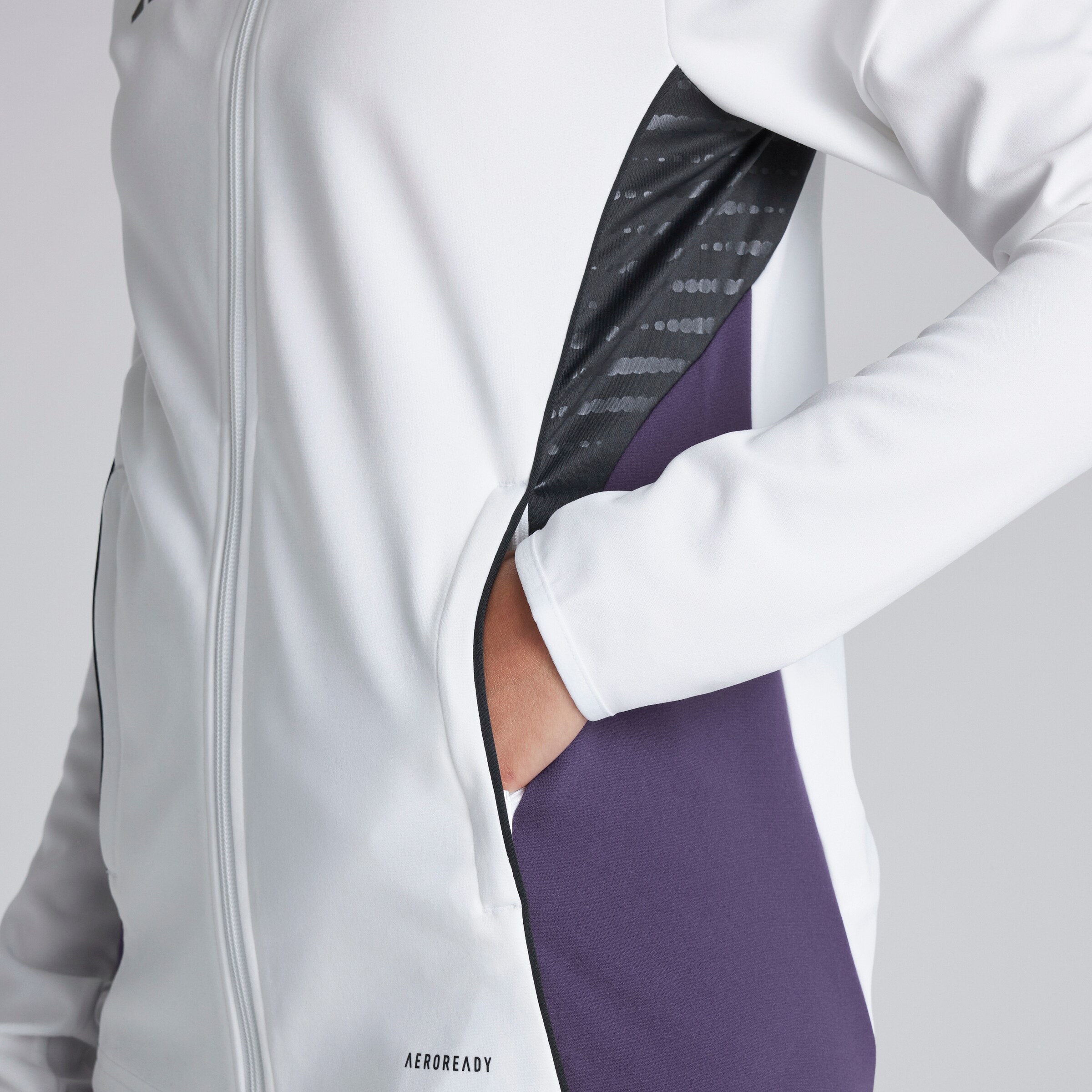 Manchester United Tiro 25 Competition Training Jacket White Detail [5-5]