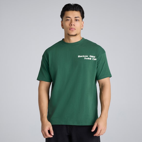 Manchester United Archive T-Shirt Green Green