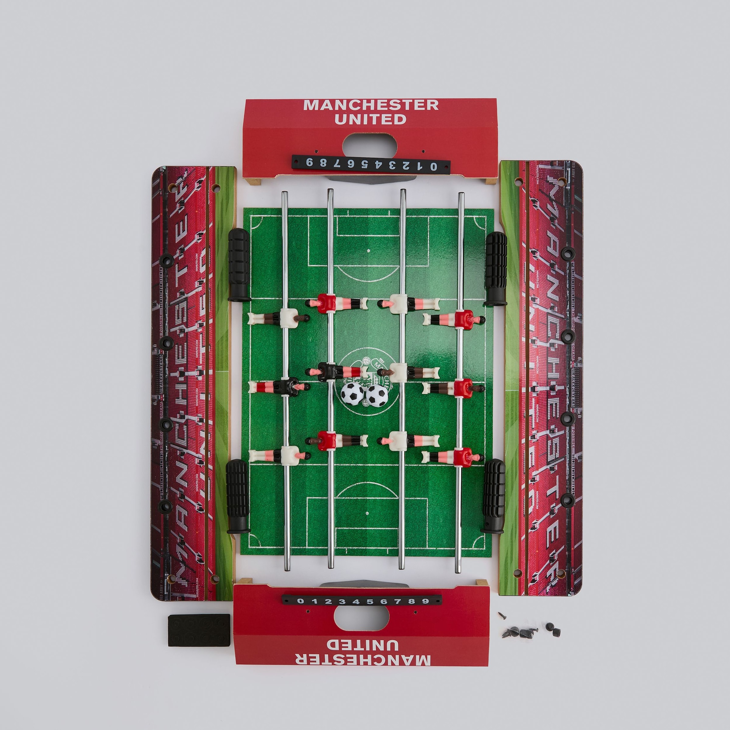 Manchester United 20" Football Table Red Red Detail [2-5]