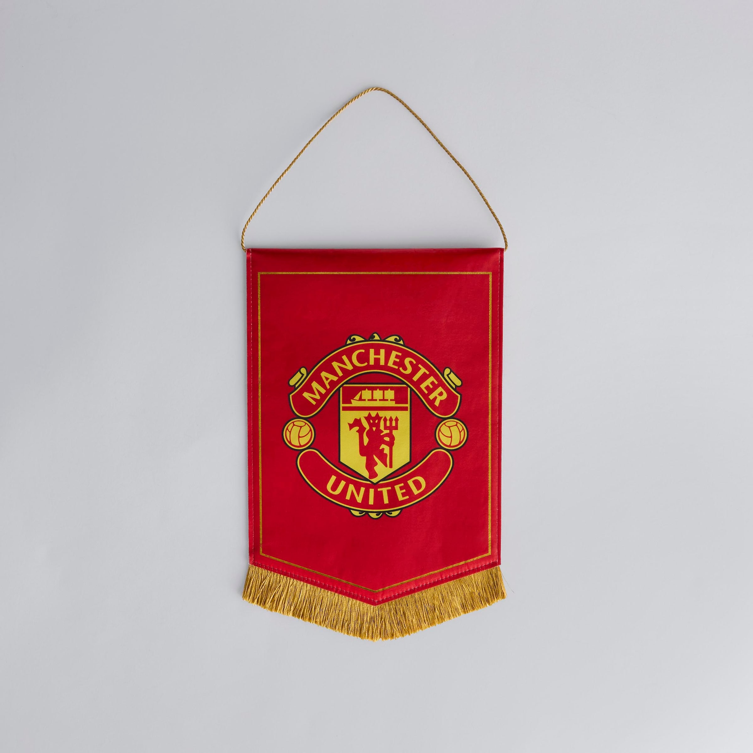Manchester United Crest Pennant Red Red