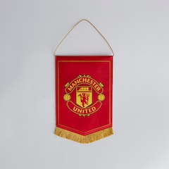 Manchester United Crest Pennant Red