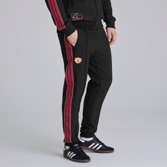 Manchester United x adidas Mens Terrace Icons Track Pants Black
