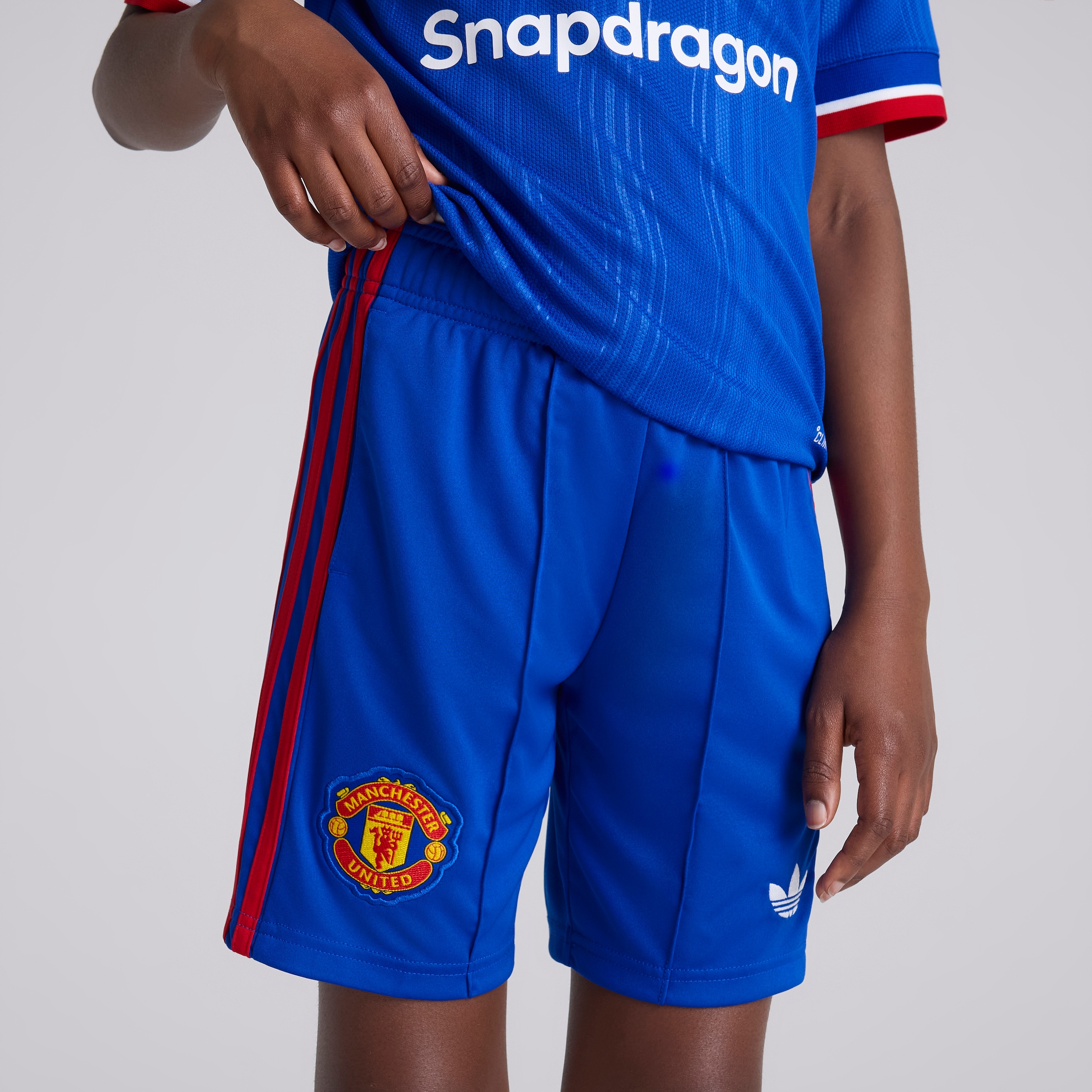 Manchester United Kids 26/27 Away Shorts Blue 蓝色