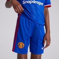 Manchester United Kids 26/27 Away Shorts Blue