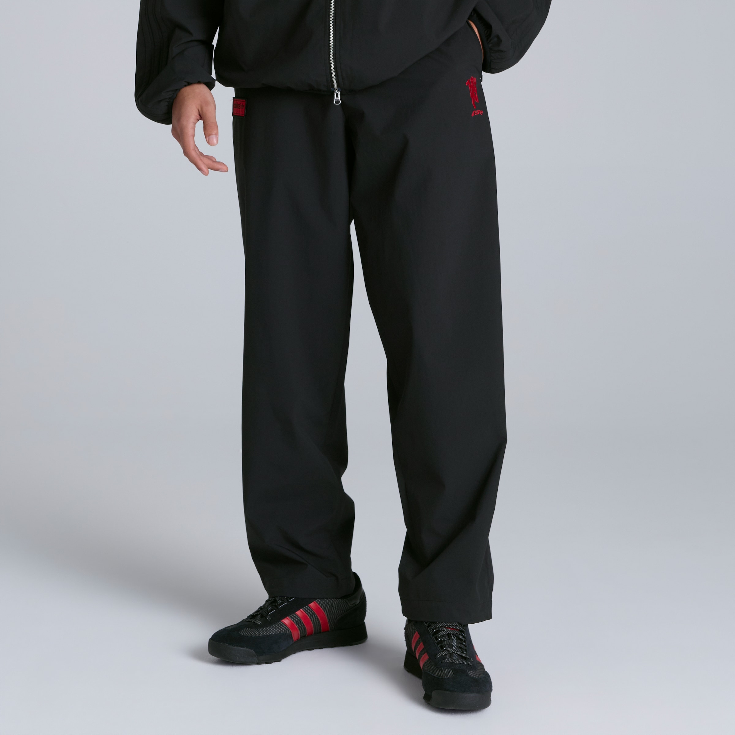 Manchester United x adidas SPZL FC Track Pants Black Black
