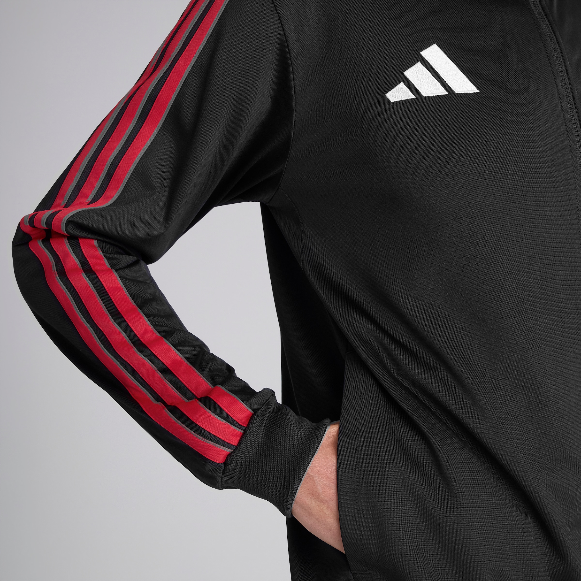 Manchester United x adidas DNA Track Top Black Black Detail [5-5]