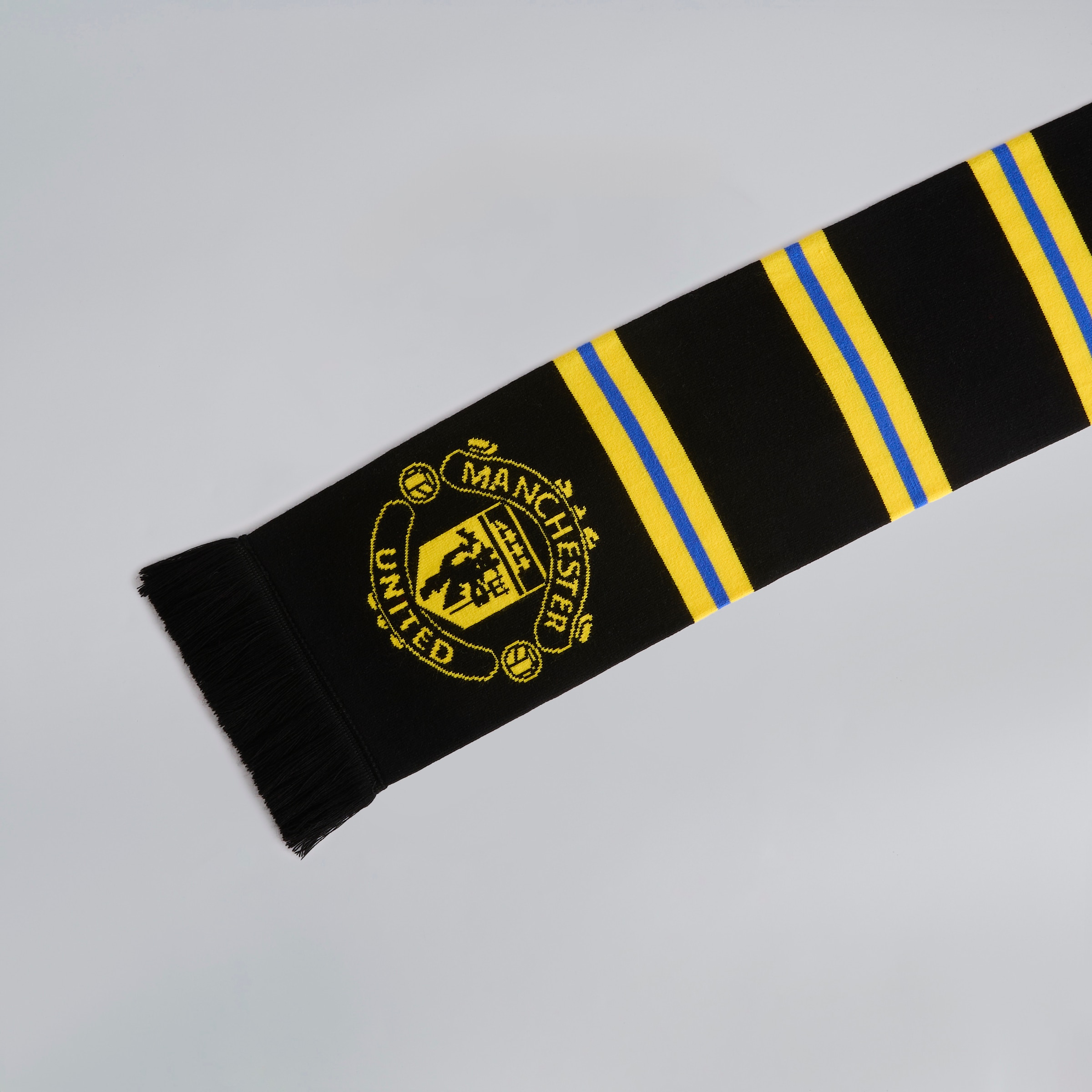 Manchester United Third Inspired Bar Scarf Black Black Detail [2-3]