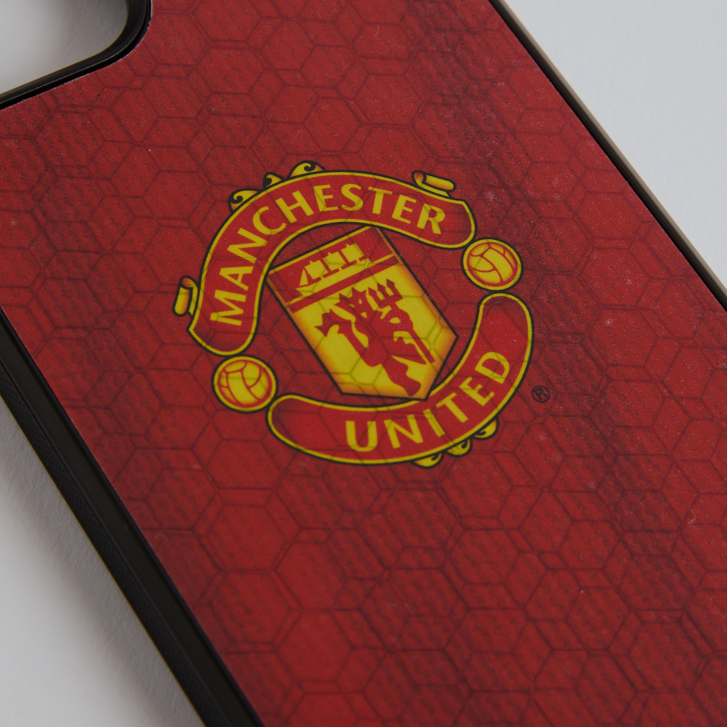 Manchester United Core Crest Phone Case Red Red Detail [4-4]