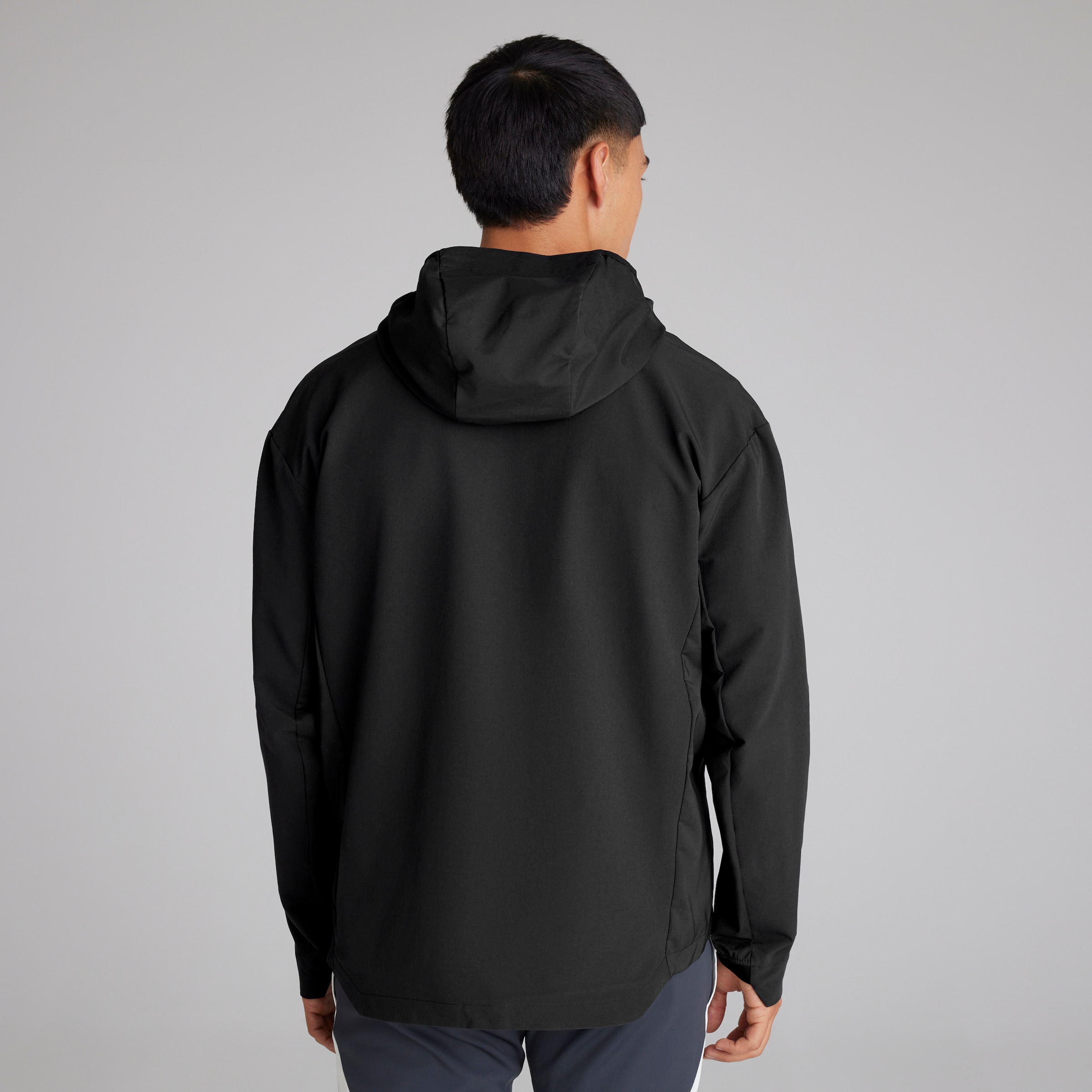 Manchester United x adidas Mens Terrex Multi Softshell Jacket Black Black Detail [2-6]