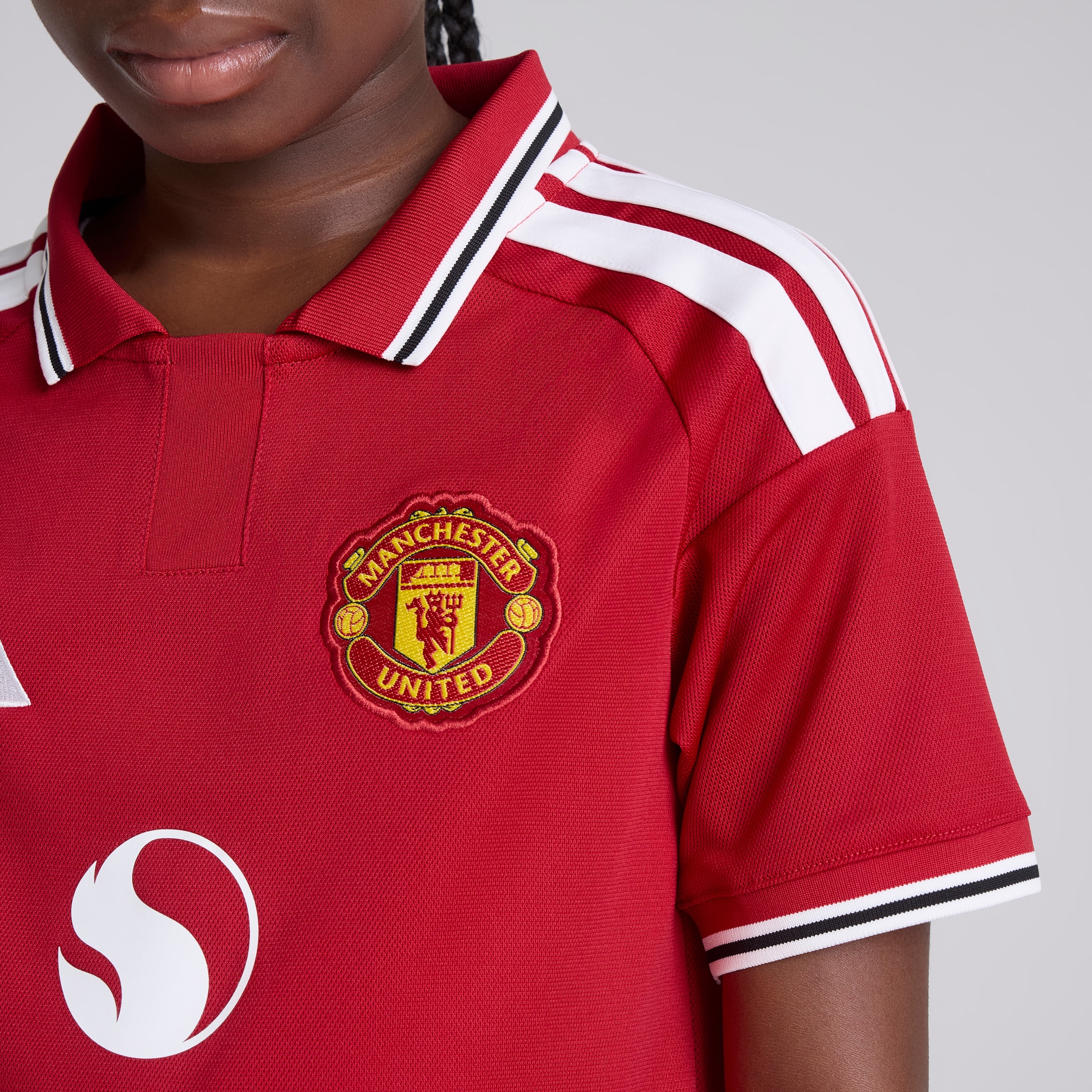 Manchester United Kids 26/27 Home Jersey Rouge Détail [5-6]