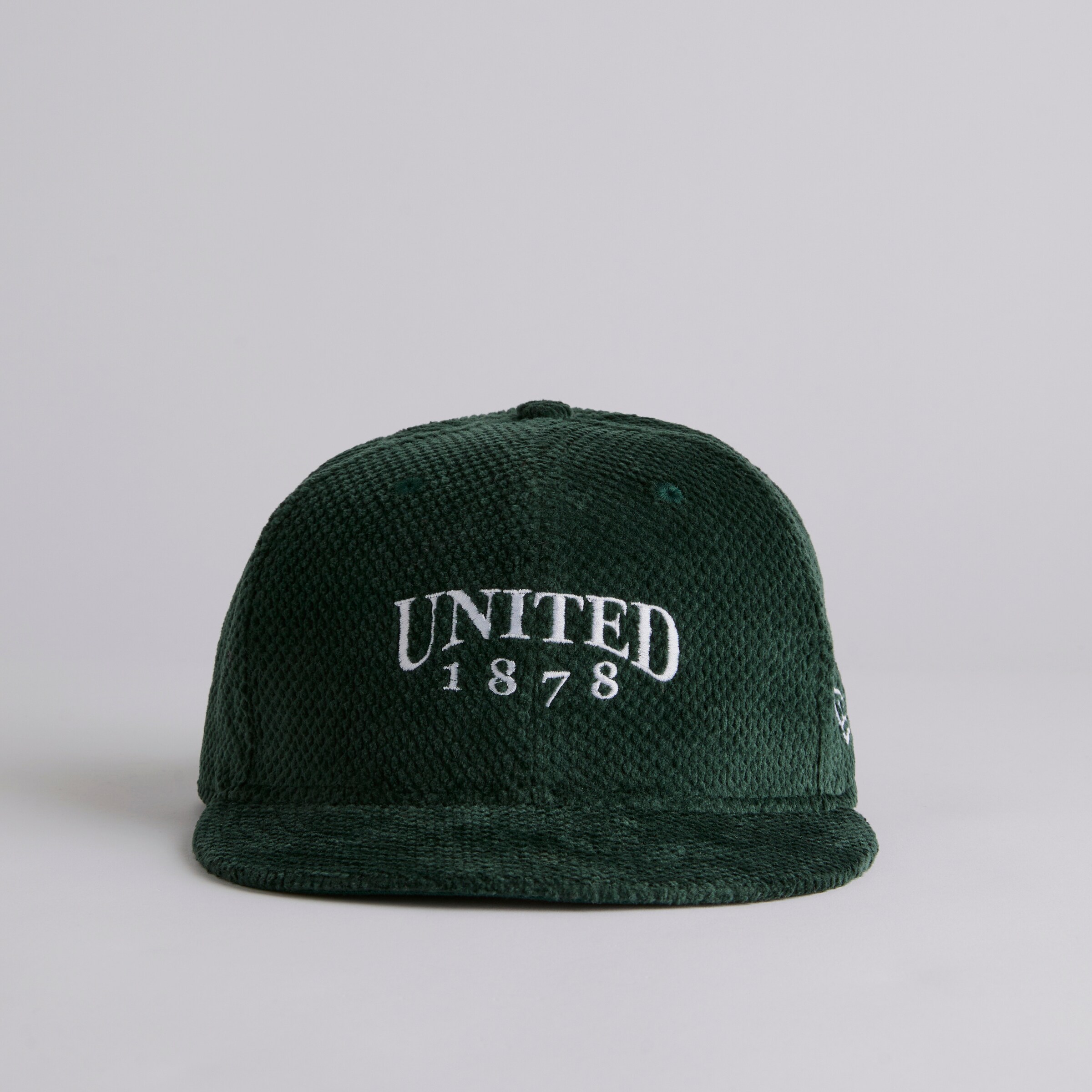 Manchester United x New Era Bobble Texture 9Fifty Cap Green Vert Détail [2-5]