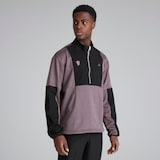 Manchester United x adidas Mens Golf Go-To DWR Hybrid 1/2 Zip Sweatshirt Purple