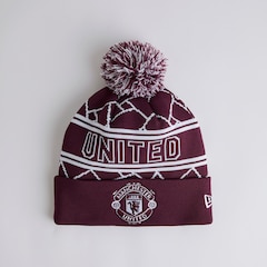 Manchester United x New Era Sport Knit Beanie Burgundy