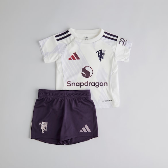 Manchester United 25/26 Away Baby Kit Kids White