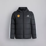 Manchester United x adidas Kids Essentials 3-Stripes Padded Jacket Black