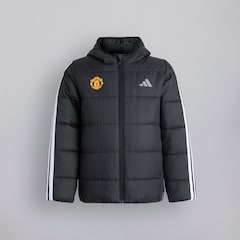 Manchester United x adidas Kids Essentials 3-Stripes Padded Jacket Black