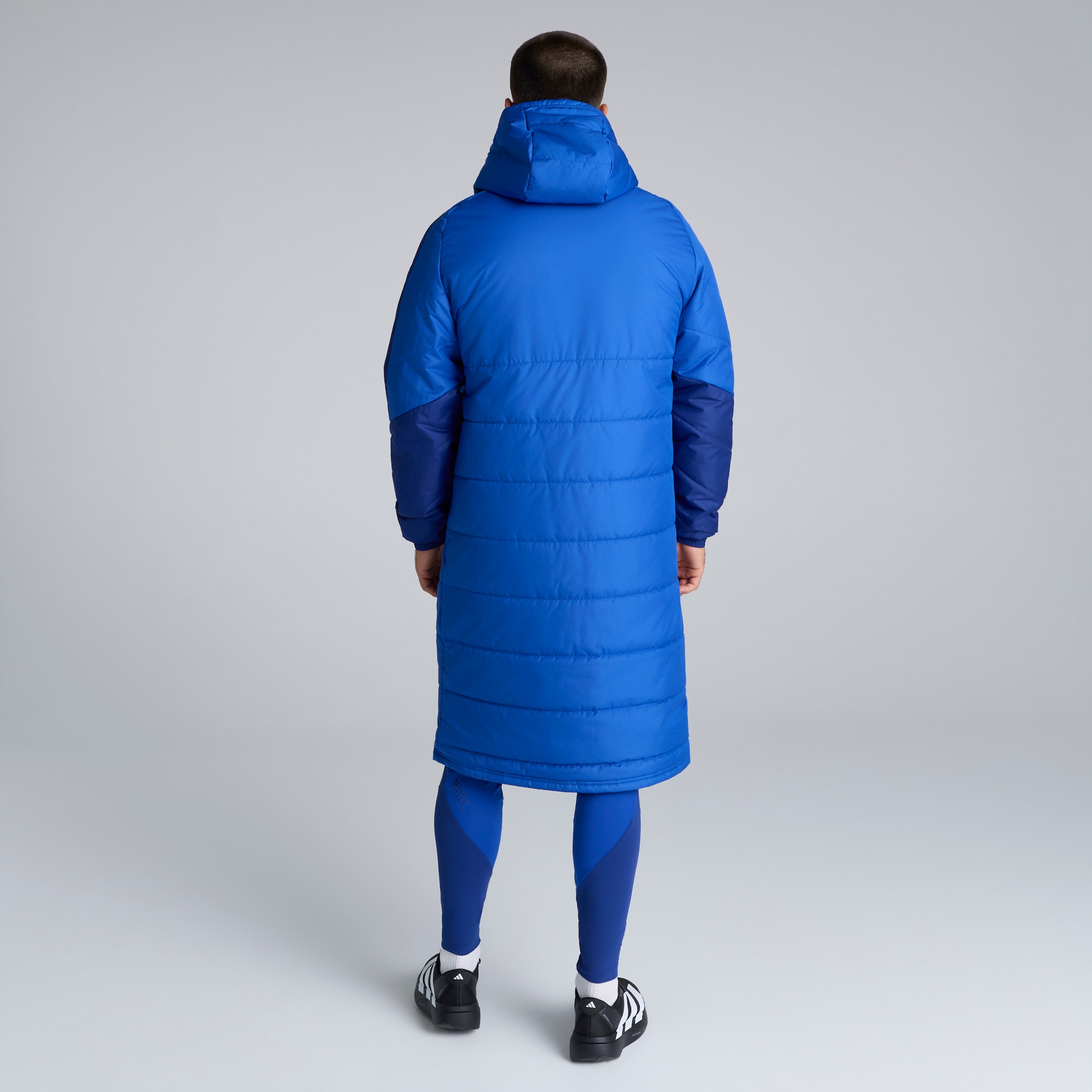 Manchester United 26/27 Cup Training Tiro Authentic Long Coat Blue Blau Detail [2-6]