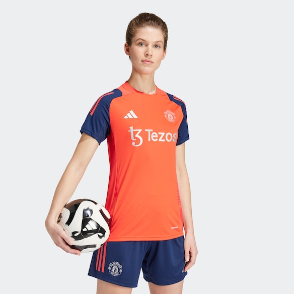 Manchester United Womens Coaches Training Tiro 24 Training Jersey Red Red