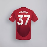 Manchester United 24/25 Home Jersey Kids with Mainoo 37 EPL Printing & Badge