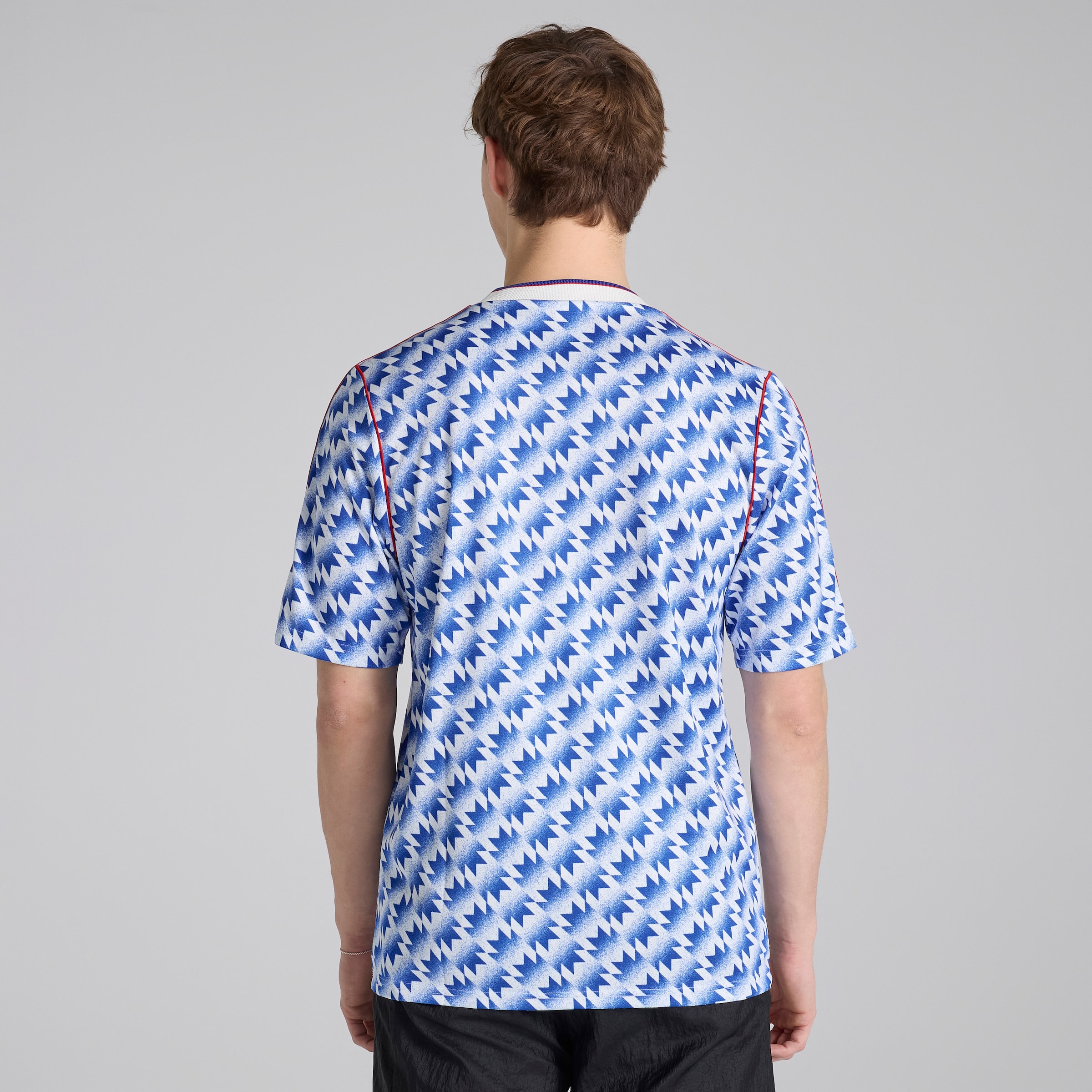 Manchester United x adidas Bringback 90/92 Away Jersey Blue Multicolore Détail [3-8]